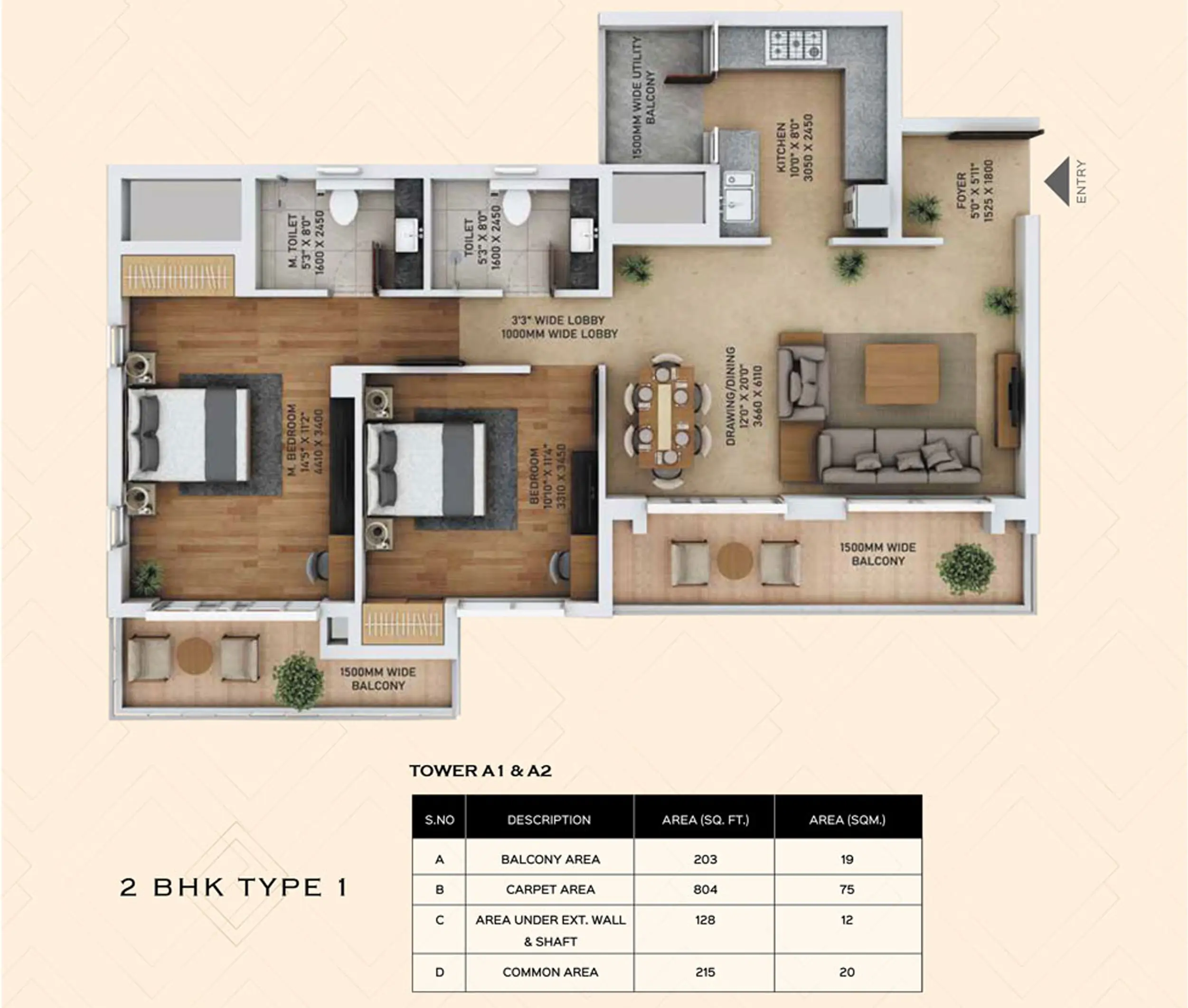 Godrej Riverine floor plan
