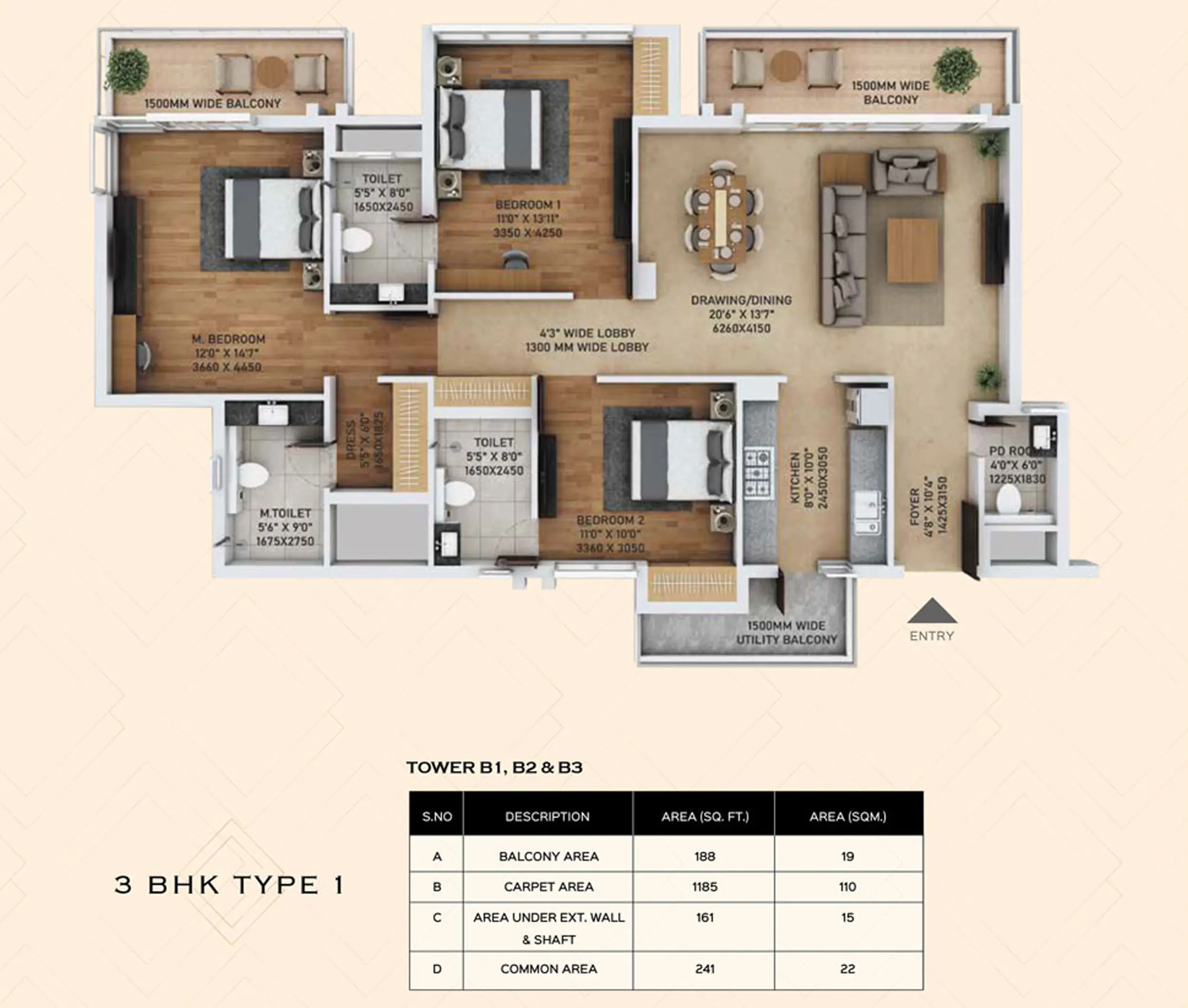 Godrej Riverine floor plan